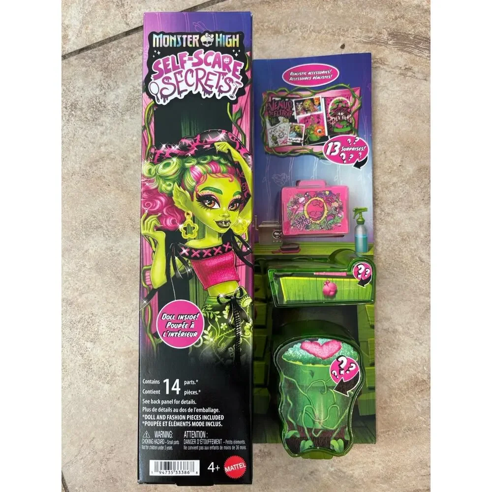 Monster High Self-Scare Secrets 2026 Frankie Abbey Bominable & Venus McFlytrap